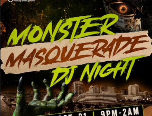 Monster Masquerade DJ Night at Grain — Halloween 2026 event promotional image